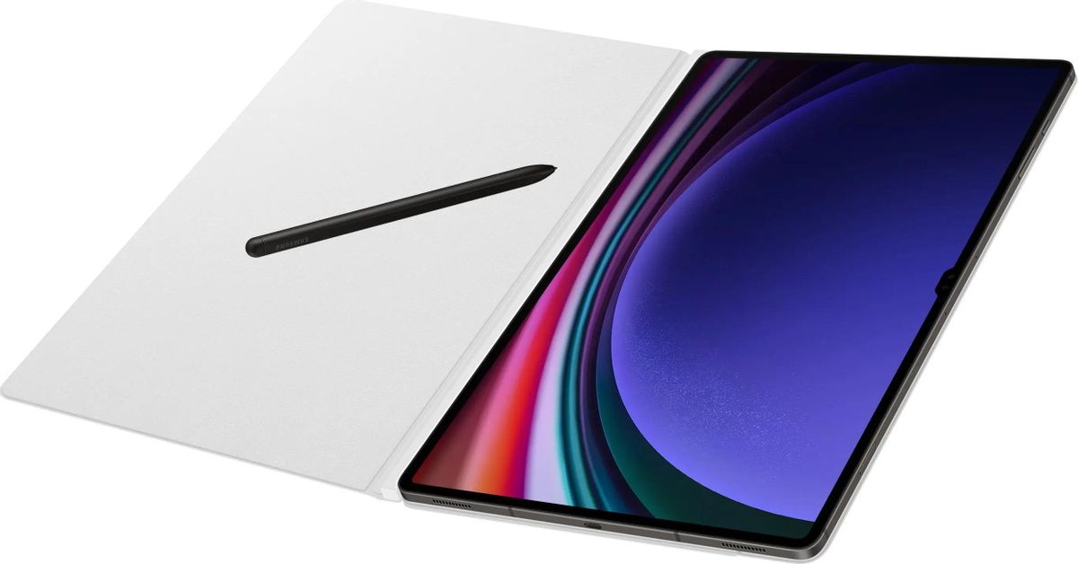 Чехол для планшета Samsung Smart Book Cover, для  Samsung Galaxy Tab S9 Ultra/S10 Ultra, белый [ef-bx910pwegru]
